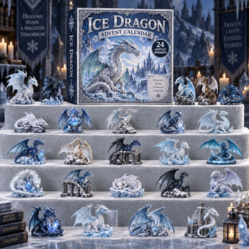 Ice Dragon Advent Calendar 2026 - 24-Day Countdown, Acrylic Charms