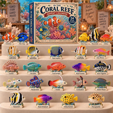 In The Coral Reef advent calendar 2026 - 24-Day Countdown, Acrylic Charms