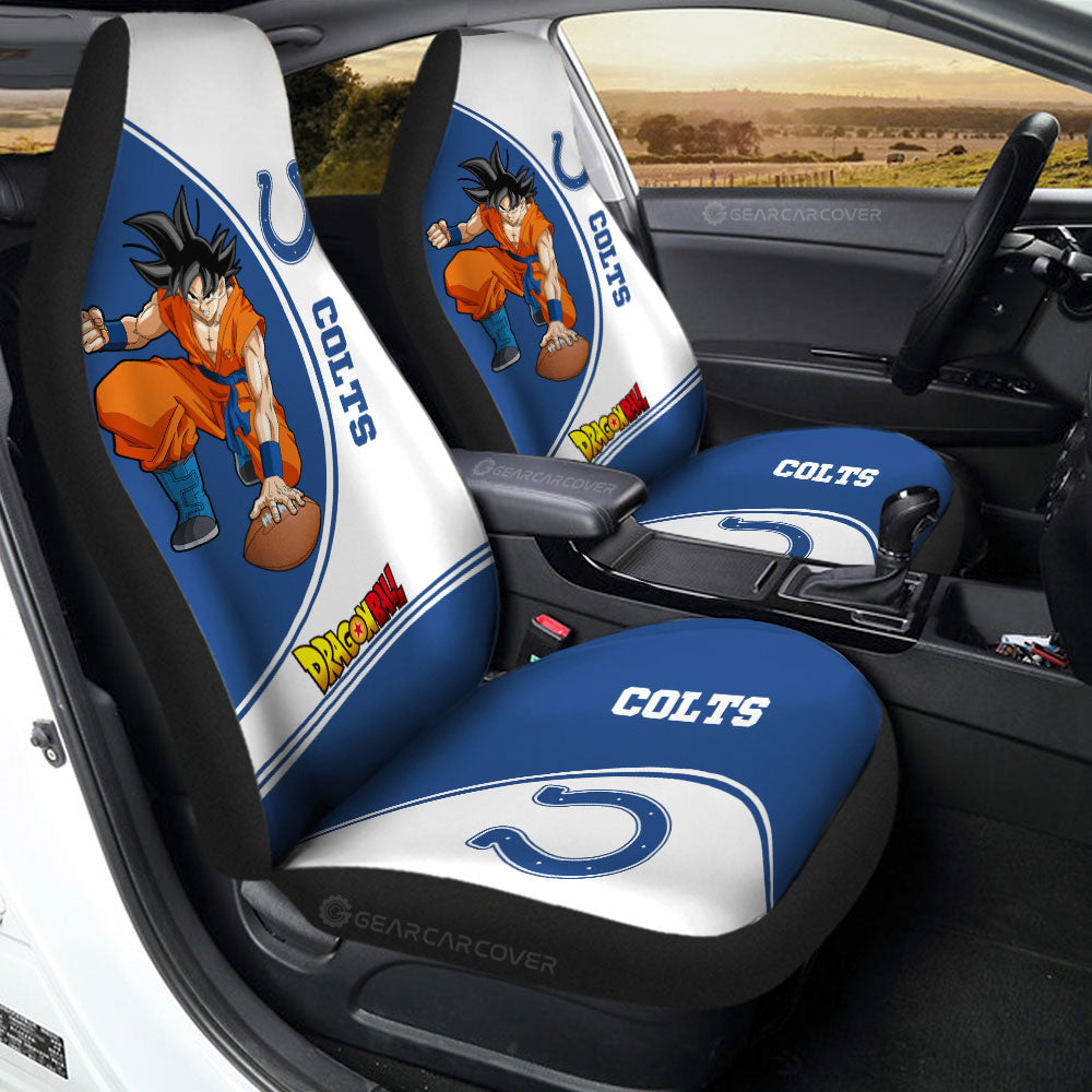 Indianapolis Colts Car Seat Covers Goku Car Accessories For Fans