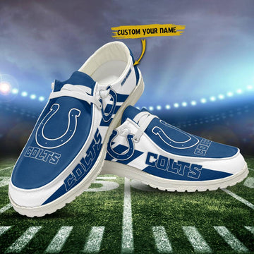 Indianapolis Colts Hey Dude Shoes, Sport Shoes For Fan, NFL Hey Dudes - Ingenious Gifts Your Whole Family