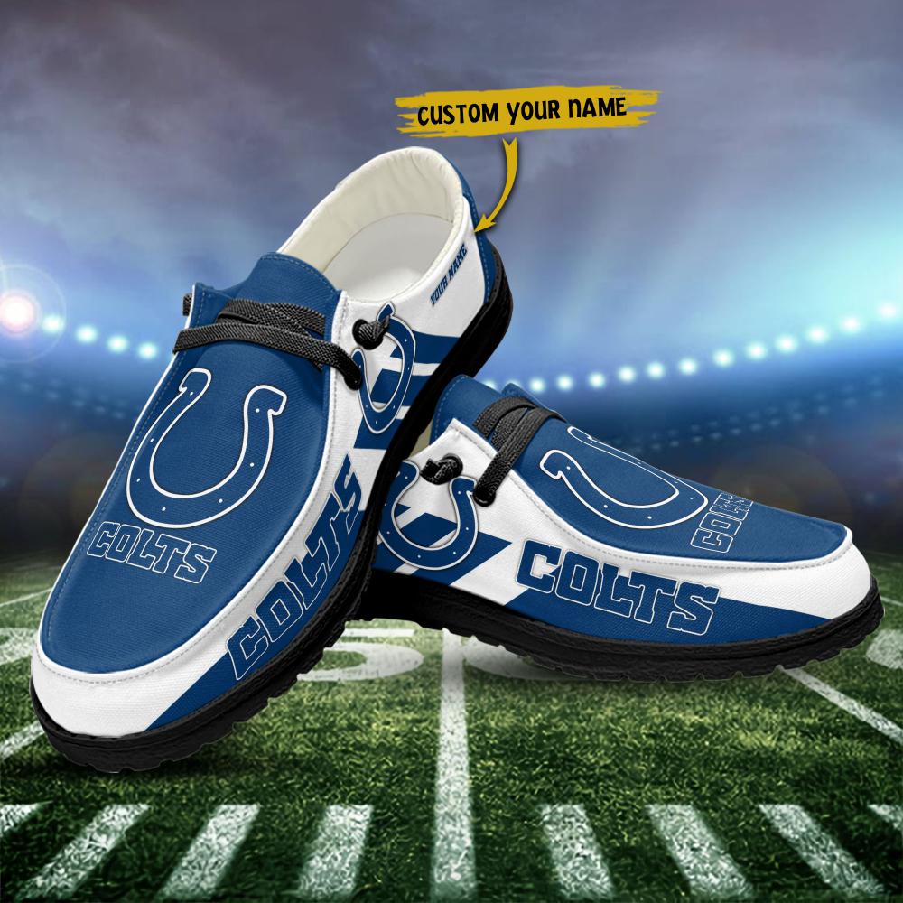 Indianapolis Colts Hey Dude Shoes, Sport Shoes For Fan, NFL Hey Dudes - Ingenious Gifts Your Whole Family