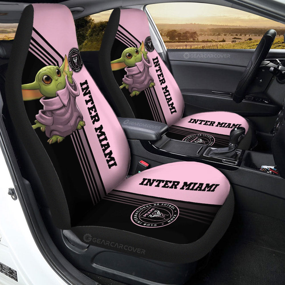 Inter Miami CF Car Seat Covers Baby Yoda Car Accessories