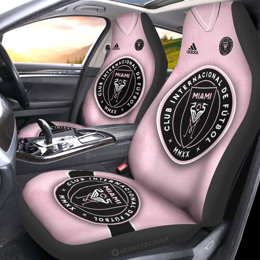 Inter Miami CF Car Seat Covers Custom Car Accessories For Fans