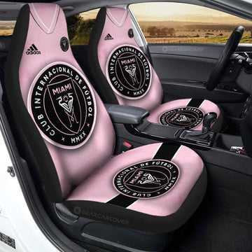 Inter Miami CF Car Seat Covers Custom Car Accessories For Fans