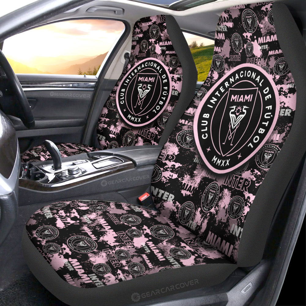 Inter Miami CF Car Seat Covers Custom Car Accessories