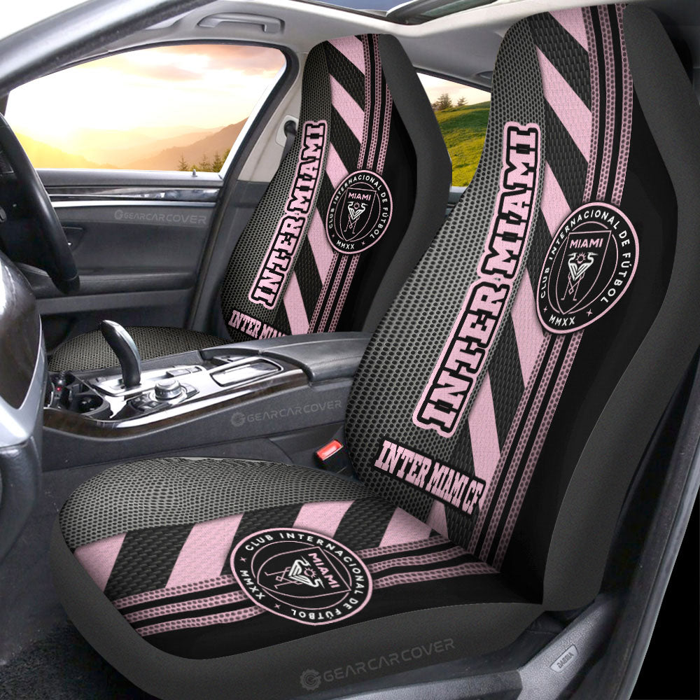 Inter Miami CF Car Seat Covers Custom Car Accessories