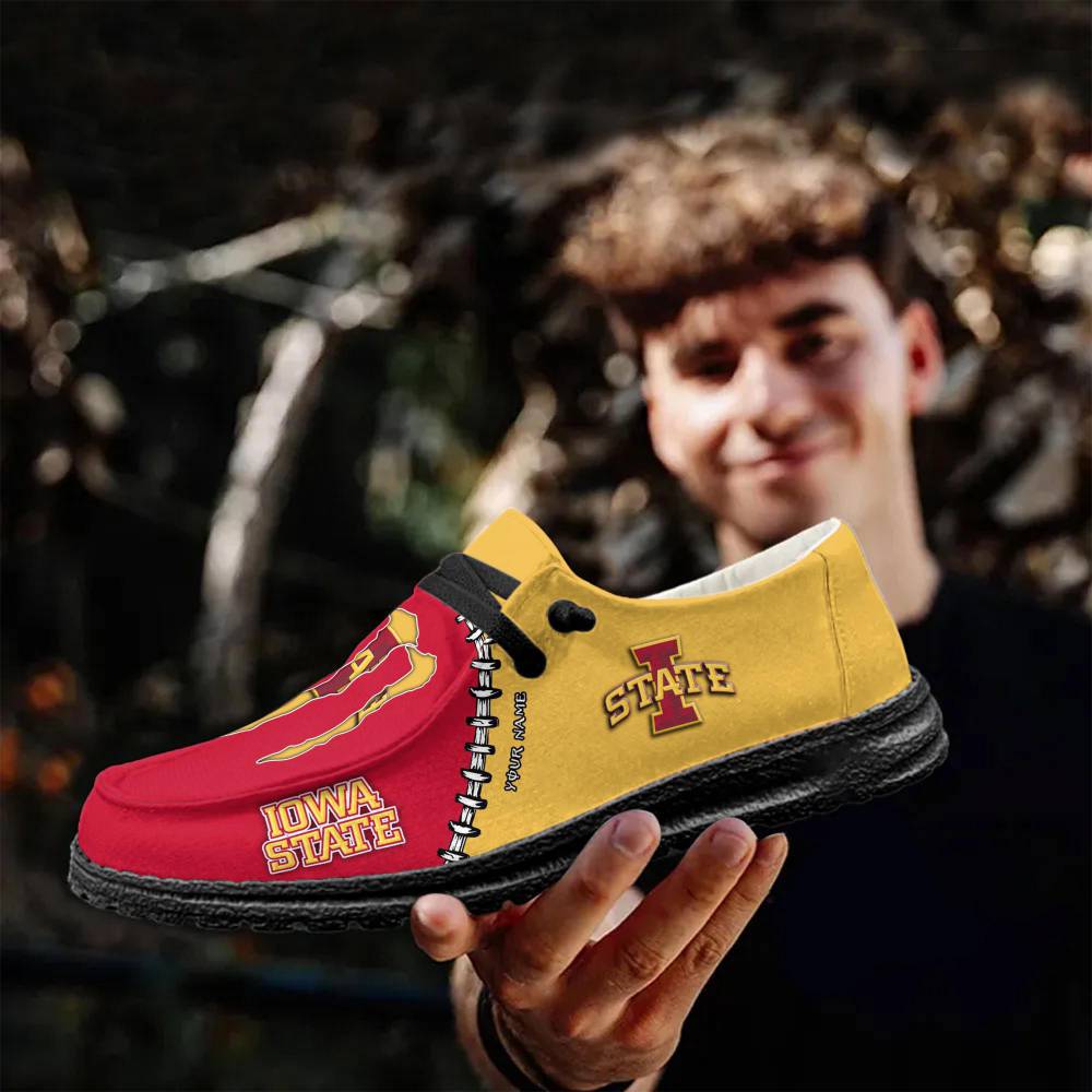 Iowa State Cyclones Hey Dude Shoes, NCAA Shoes, Monster Energy Shoes - Ingenious Gifts Your Whole Family