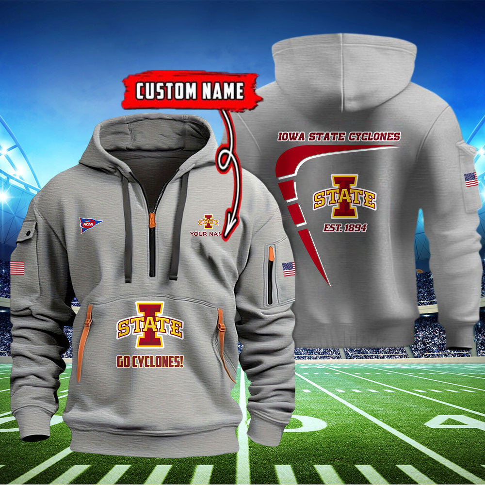Iowa State Cyclones Quarter Zip Hoodie