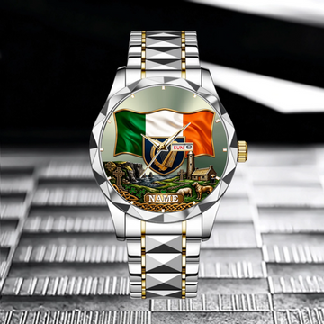 Irish Heritage Customized Watch - Personalized Name - Gift For Proud Irish