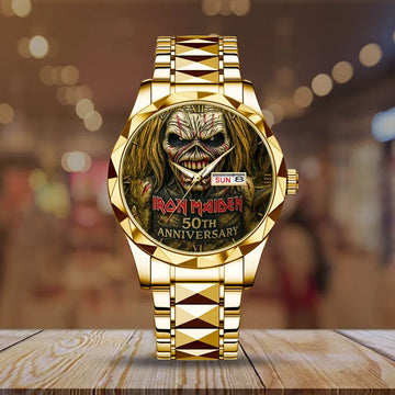 Iron Maiden Alloy Luxury Quartz Watch – GNE NEW537