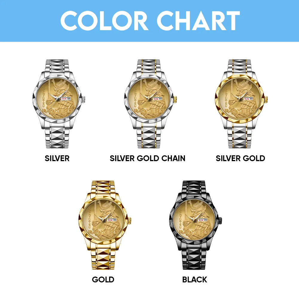 Iron Maiden Alloy Luxury Quartz Watch – HOATT 11675