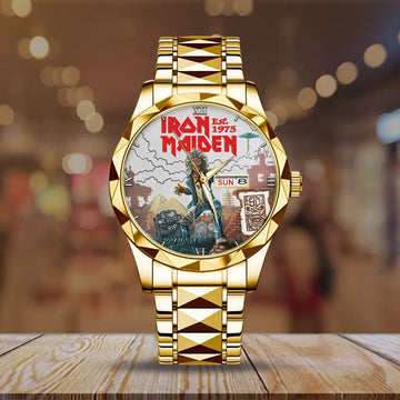 Iron Maiden Alloy Luxury Quartz Watch – HOATT 11740