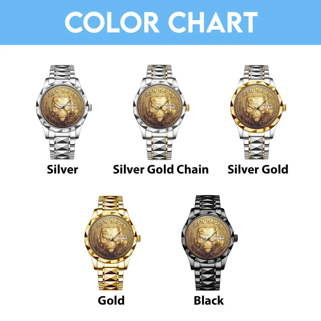 Iron Maiden Alloy Luxury Quartz Watch – MAITM 11934