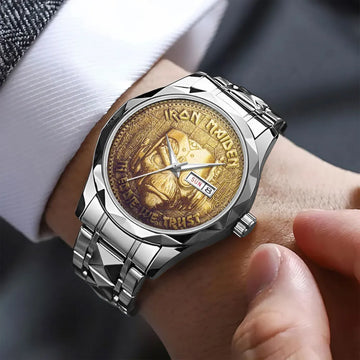 Iron Maiden Alloy Luxury Quartz Watch – MAITM 11934