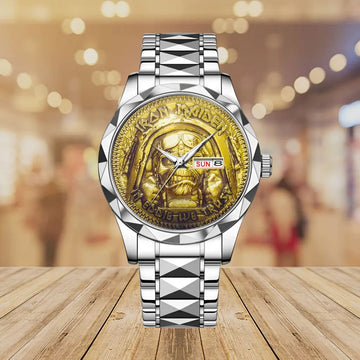 Iron Maiden Alloy Luxury Quartz Watch – MAITM 11936