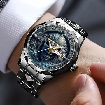 Iron Maiden Alloy Luxury Quartz Watch – NGHIAVT 2958