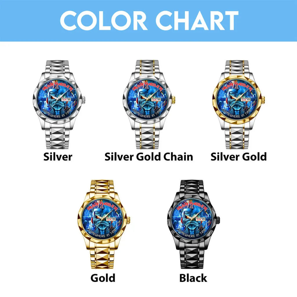 Iron Maiden Alloy Luxury Quartz Watch – NGHIAVT 2962