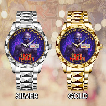 Iron Maiden Alloy Luxury Quartz Watch – TANTN 13770