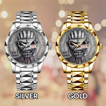Iron Maiden Alloy Luxury Quartz Watch – TANTN 14309