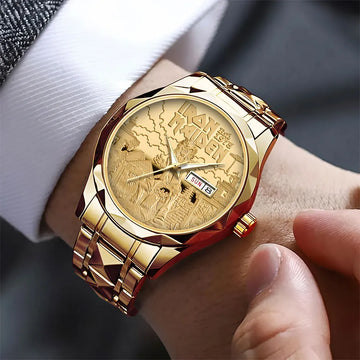 Iron Maiden Alloy Luxury Quartz Watch – TANTN 14334