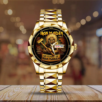 Iron Maiden Alloy Luxury Quartz Watch – TMTHU 202