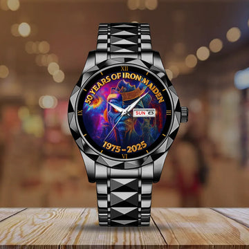 Iron Maiden Alloy Luxury Quartz Watch – TMTHU 205