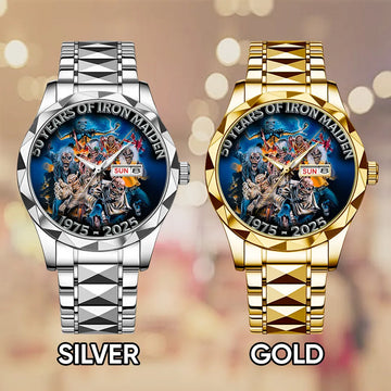 Iron Maiden Alloy Luxury Quartz Watch – TMTHU470