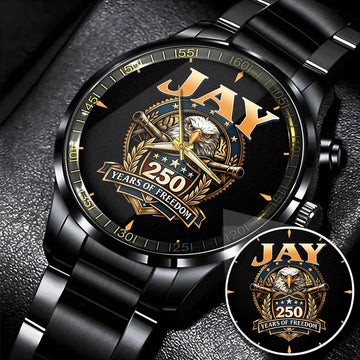 JAY 250th-1 Personalized Watch, 250 Years Of Freedom 1776-2026