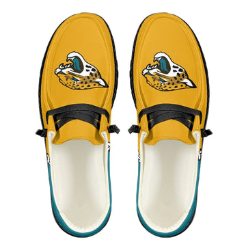 Jacksonville Jaguars Loafers Colorblock - Inspired By Hey Dudes Shoes Style