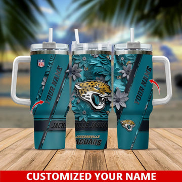 Jacksonville Jaguars Pesonalized Tumbler 40OZ