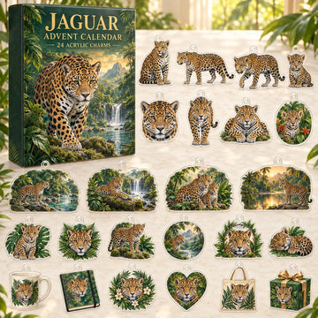 Jaguar Advent Calendar 2026 - 24-Day Countdown, Acrylic Charms
