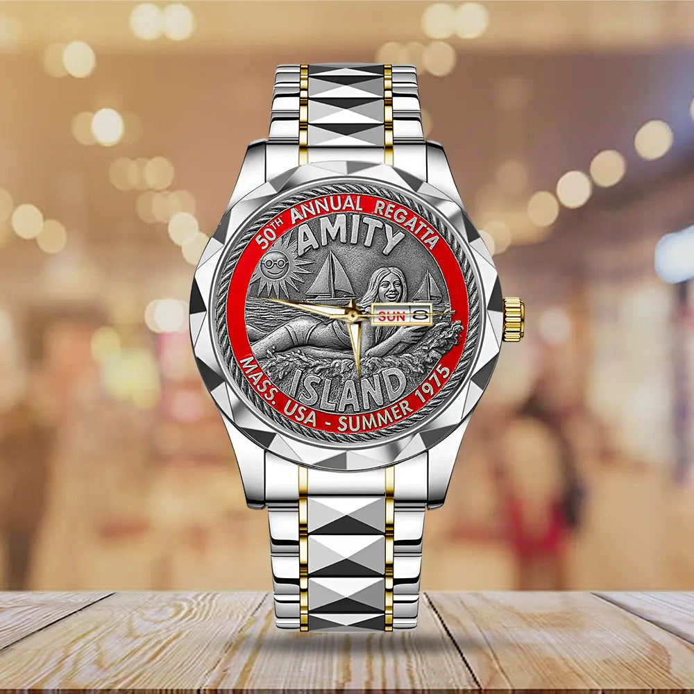 Jaws 50 Years Anniversary Alloy Luxury Quartz Watch – TANTN16991