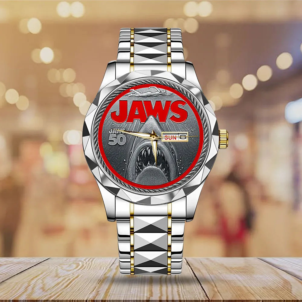 Jaws 50 Years Anniversary Alloy Luxury Quartz Watch – TANTN16993