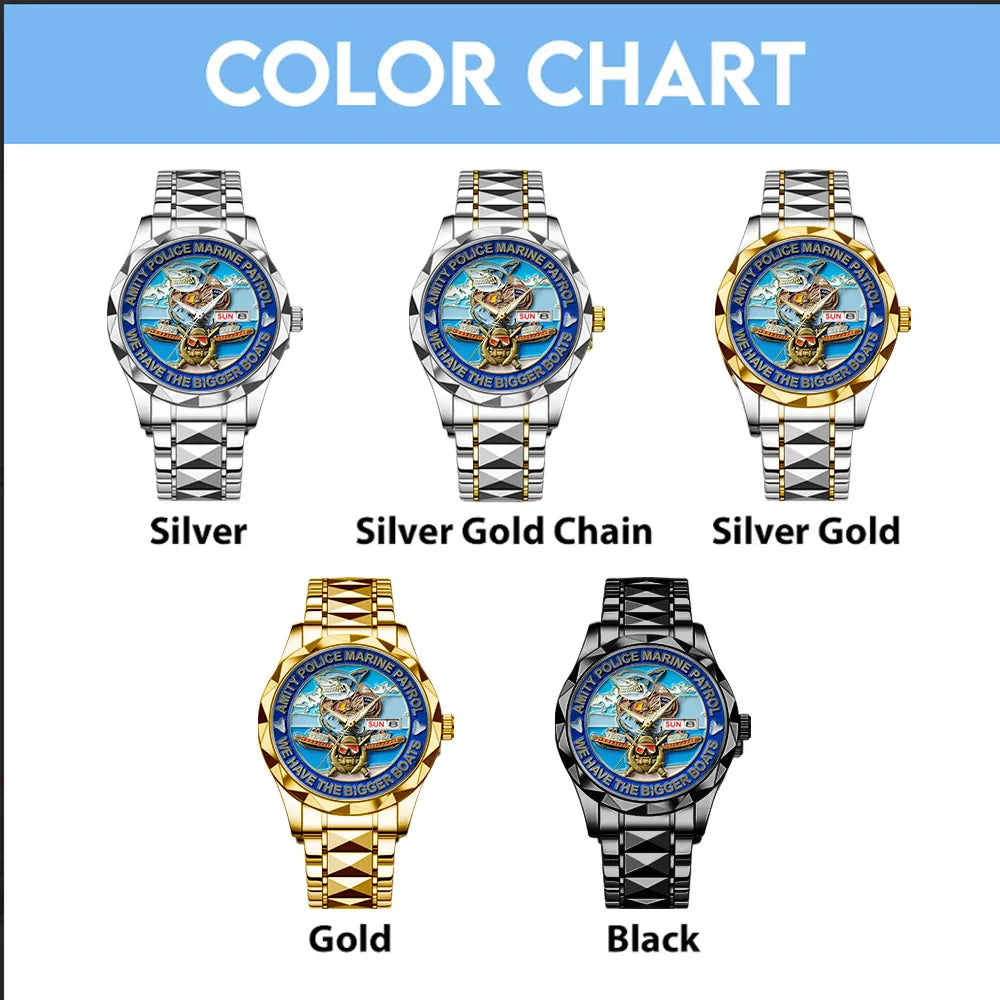 Jaws Alloy Luxury Quartz Watch – TANTN 15334