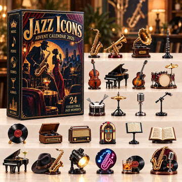 Jazz Icons Advent Calendar 2026 - 24-Day Countdown, Acrylic Charms