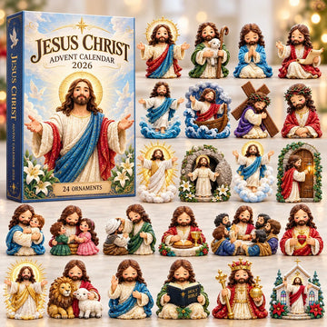 Jesus Christ Stories advent calendar 2026 - 24-Day Countdown, Acrylic Charms