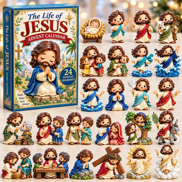 Jesus Life advent calendar 2026 - 24-Day Countdown, Acrylic Charms