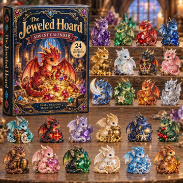 Jeweled Hoard Advent Calendar 2026 - 24-Day Countdown, Acrylic Charms