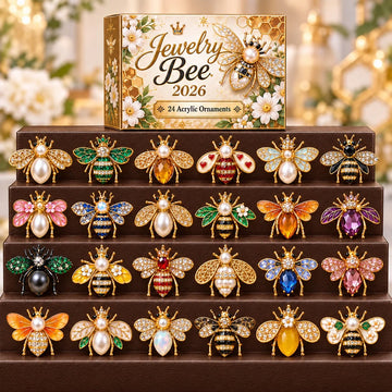 Jewelry Bee Advent Calendar 2026 - 24-Day Countdown, Acrylic Charms