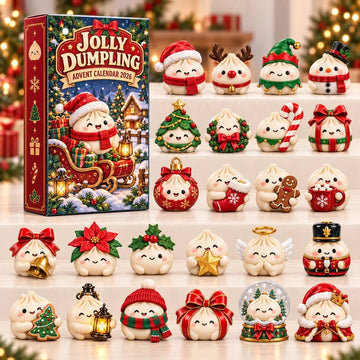 Jolly Dumpling Advent Calendar 2026 - 24-Day Countdown, Acrylic Charms