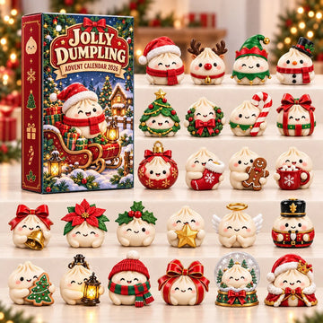 Jolly Dumpling advent calendar 2026 - 24-Day Countdown, Acrylic Charms