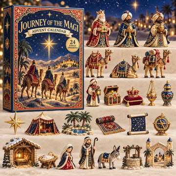 Journey Of The Magi Advent Calendar 2026 - 24-Day Countdown, Acrylic Charms