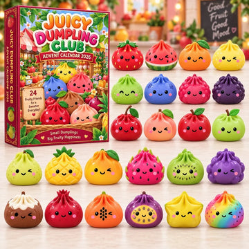 Juicy Dumpling Club Advent Calendar 2026 - 24-Day Countdown, Acrylic Charms