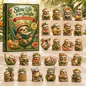 Jungle Slow Life Advent Calendar 2026 - 24-Day Countdown, Acrylic Charms Every Day Bring New Suprises