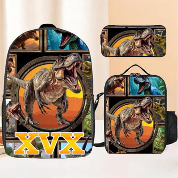 Jurassic Dinosaur Custom Backpack - School Season Gift