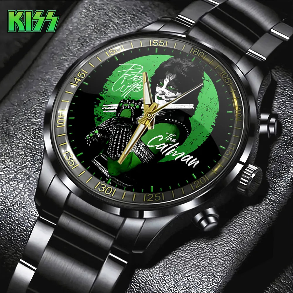 KISS Black Stainless Steel Watch – GNE 2878