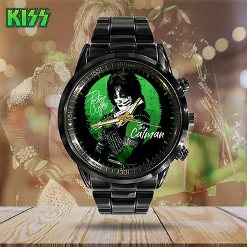 KISS Black Stainless Steel Watch – GNE 2878