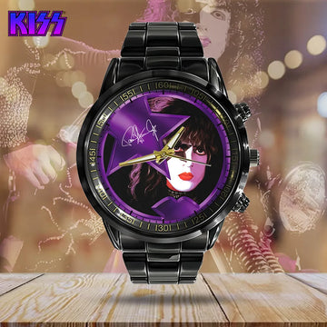 KISS Black Stainless Steel Watch – GNE 6211