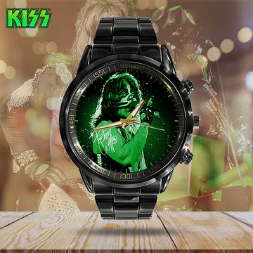KISS Black Stainless Steel Watch – GNE 686