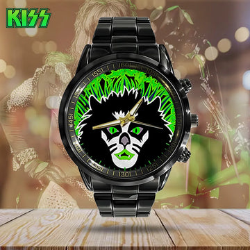 KISS Black Stainless Steel Watch – GNE 715
